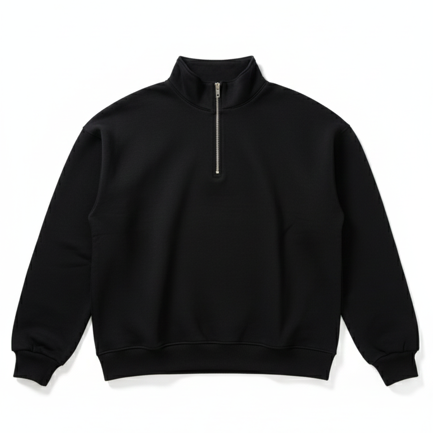 Black Quarter Zip