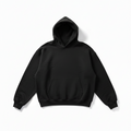 Black cropped hoodie