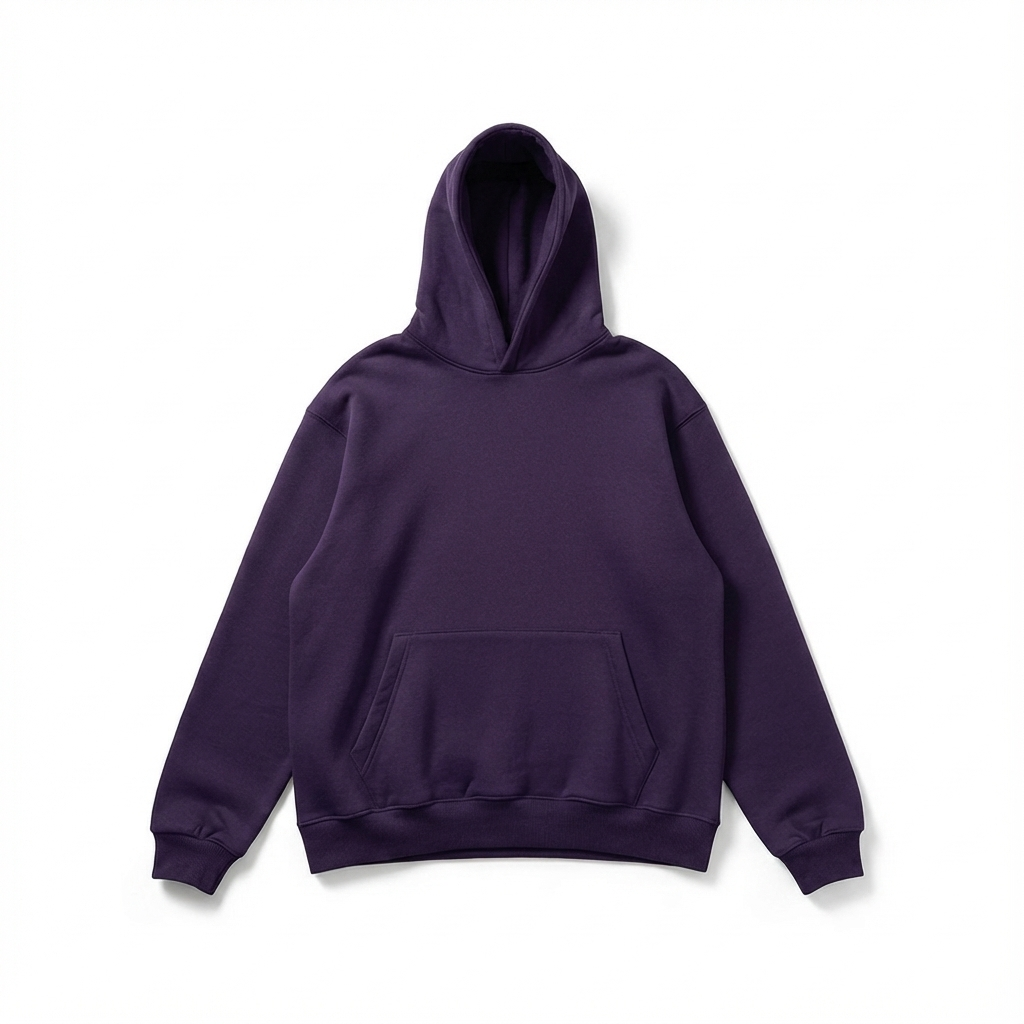 Dark Purple OS basic hoodie
