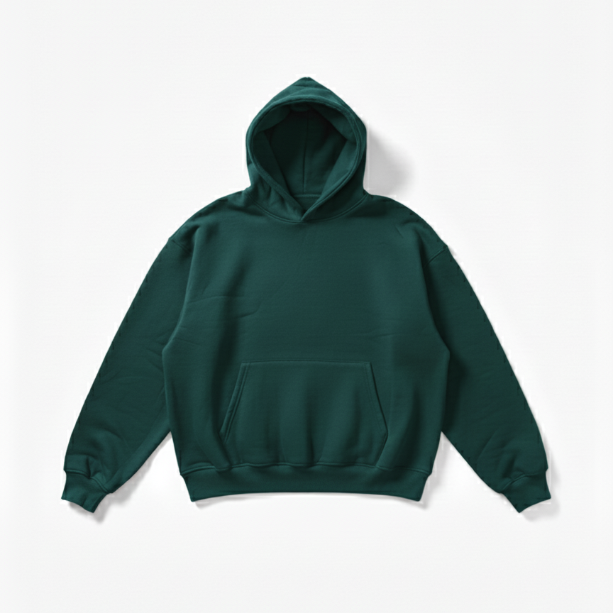 Emerald Green OS basic hoodie