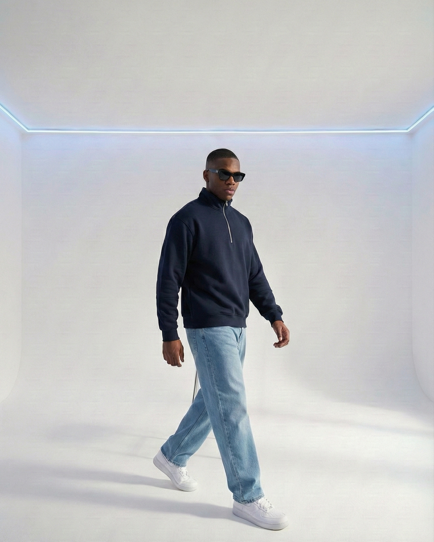 Navy blue Quarter Zip