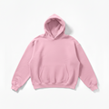 Pink cropped hoodie