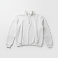 White Quarter Zip