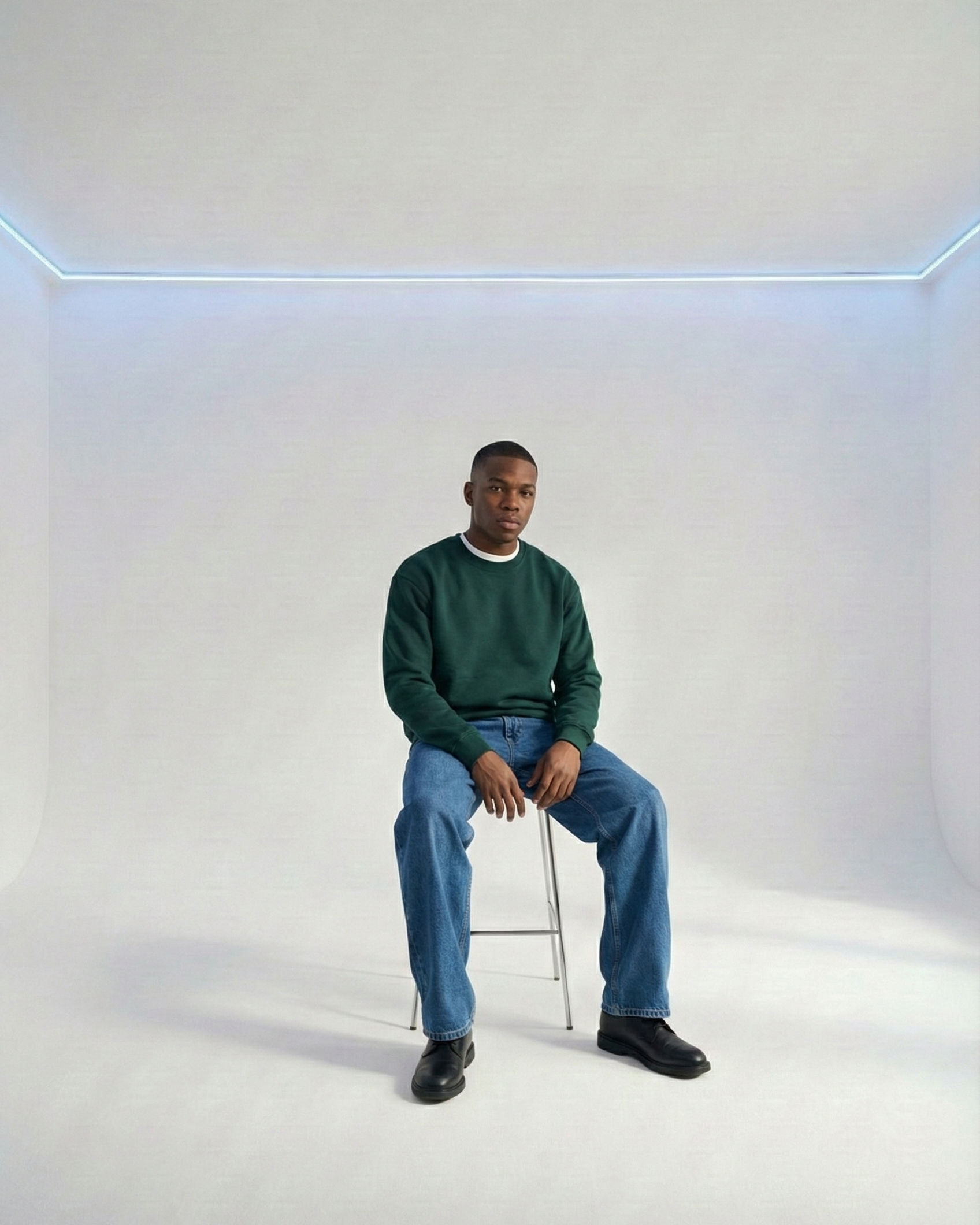 Emerald green Crewneck